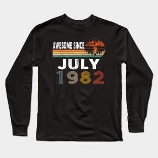 Awesome Since July 1982 Long Sleeve T-Shirt